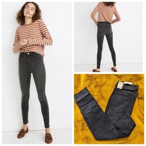 BNWT Petite 9" Mid-Rise Roadtripper Supersoft Jeans in Ashmont Wash Madewell 29P